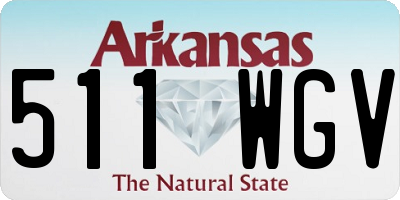 AR license plate 511WGV