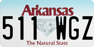 AR license plate 511WGZ
