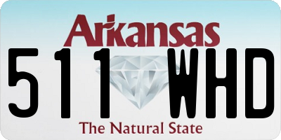 AR license plate 511WHD