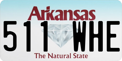 AR license plate 511WHE