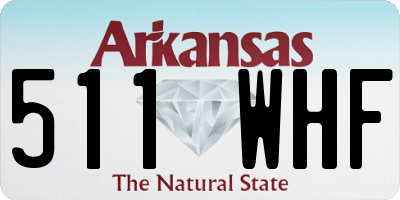 AR license plate 511WHF