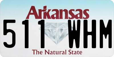 AR license plate 511WHM