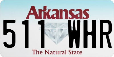 AR license plate 511WHR