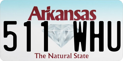 AR license plate 511WHU