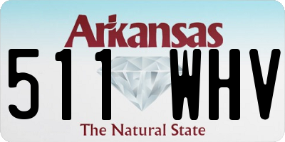 AR license plate 511WHV