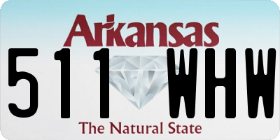 AR license plate 511WHW