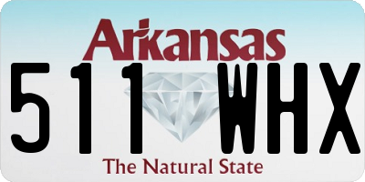 AR license plate 511WHX