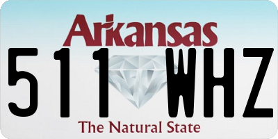 AR license plate 511WHZ