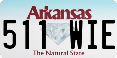 AR license plate 511WIE