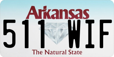 AR license plate 511WIF