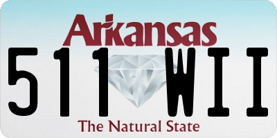 AR license plate 511WII
