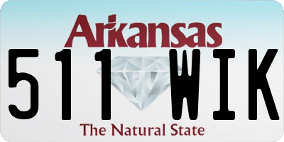 AR license plate 511WIK