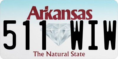 AR license plate 511WIW