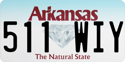 AR license plate 511WIY