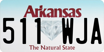 AR license plate 511WJA