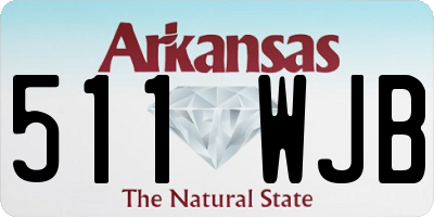 AR license plate 511WJB