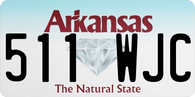 AR license plate 511WJC