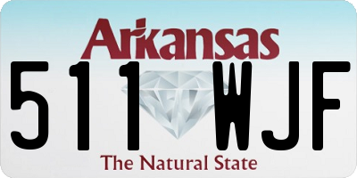 AR license plate 511WJF