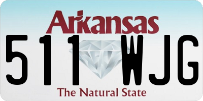 AR license plate 511WJG