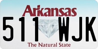 AR license plate 511WJK
