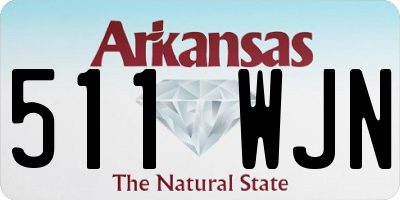 AR license plate 511WJN