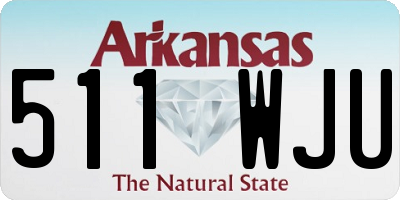 AR license plate 511WJU