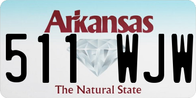 AR license plate 511WJW