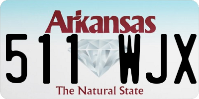 AR license plate 511WJX