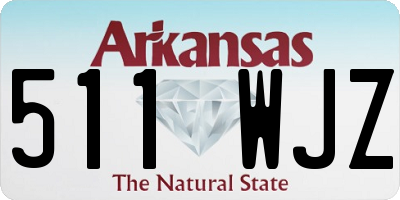 AR license plate 511WJZ