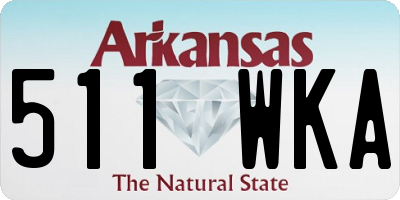 AR license plate 511WKA