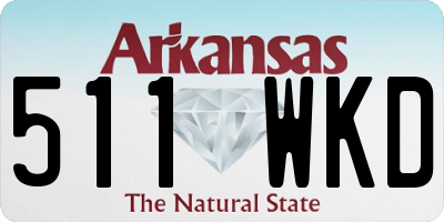 AR license plate 511WKD