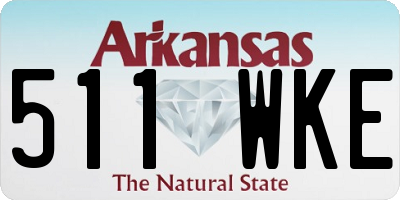 AR license plate 511WKE