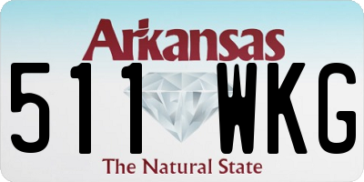 AR license plate 511WKG