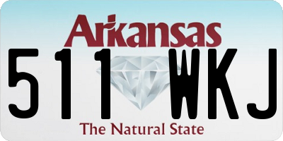 AR license plate 511WKJ