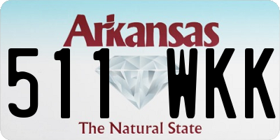 AR license plate 511WKK