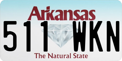 AR license plate 511WKN