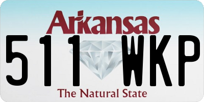 AR license plate 511WKP