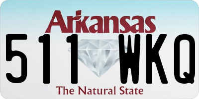 AR license plate 511WKQ