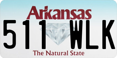 AR license plate 511WLK