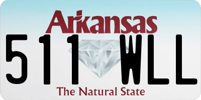 AR license plate 511WLL