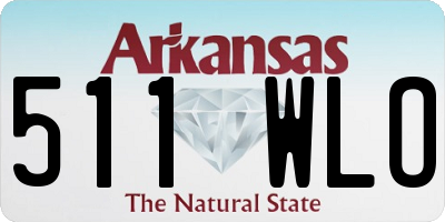 AR license plate 511WLO