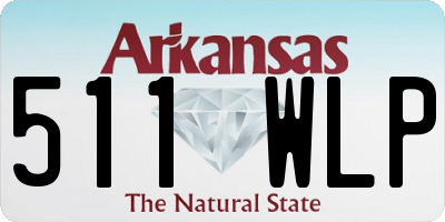 AR license plate 511WLP