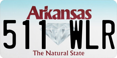 AR license plate 511WLR