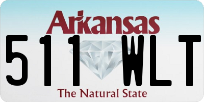 AR license plate 511WLT
