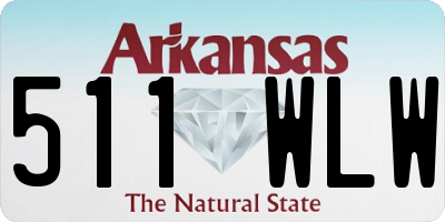 AR license plate 511WLW