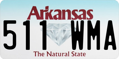 AR license plate 511WMA