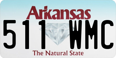 AR license plate 511WMC