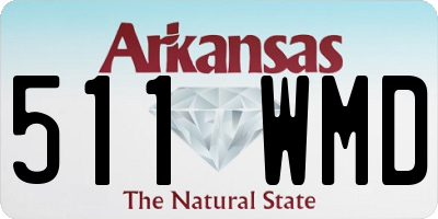 AR license plate 511WMD