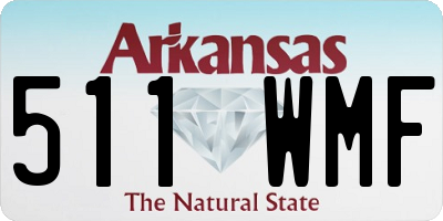 AR license plate 511WMF