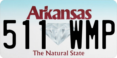 AR license plate 511WMP
